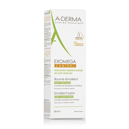 A-DERMA EXOMEGA CONTROL BAUME EMOLLIENTANTI-GRATTAGE 200ML