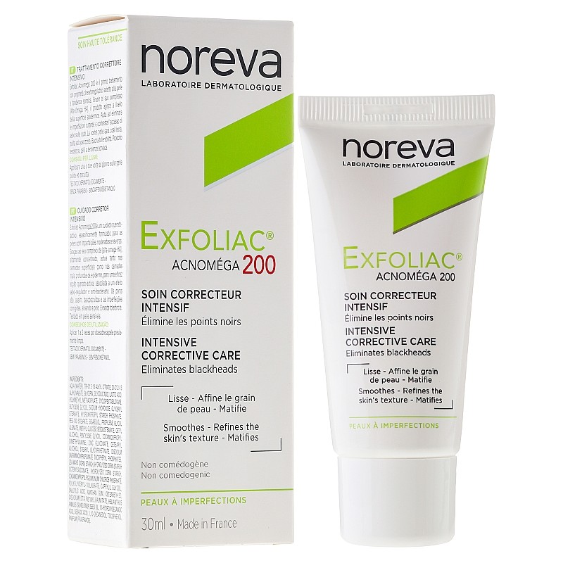 NOREVA EXFOLIAC ACNOMEGA 200 SOIN CORRECTEUR INTENSIF 30ML