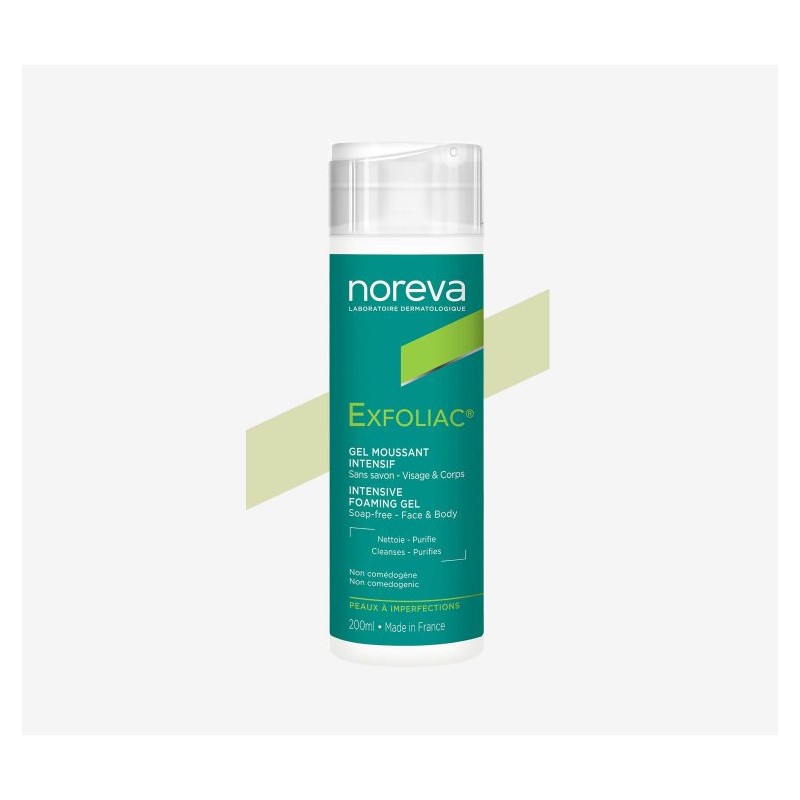 NOREVA EXFOLIAC GEL MOUSSANT INTENSIF 200ML