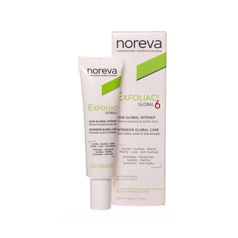 NOREVA EXFOLIAC GLOBAL 6 SOIN GLOBAL INTENSIF 30ML