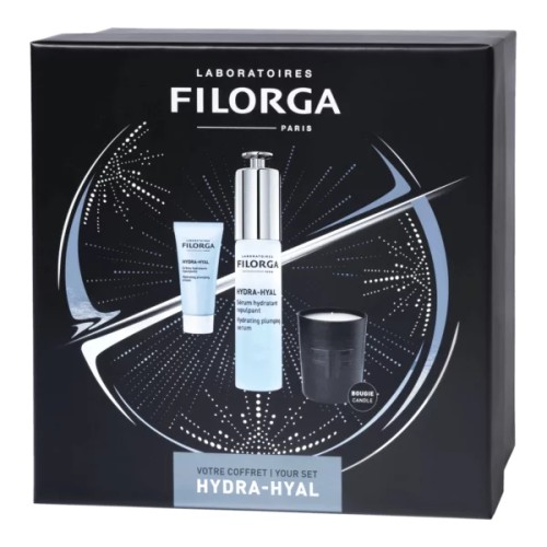 FILORGA COFFRET HYDRA-HYALU SERUM 30ML+HYDRA-HYALU CREME 15ML+ BOUGIE