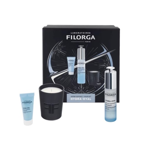 FILORGA COFFRET HYDRA-HYALU SERUM 30ML+HYDRA-HYALU CREME 15ML+ BOUGIE