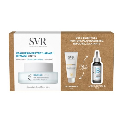 SVR COFFRET HYALU BIOTIC +( COLLAGEN BIOTIC 15ML + AMPOULE HYDRA 10ML OFFERT)