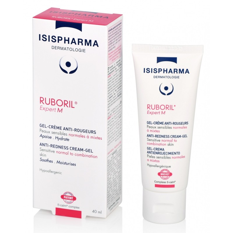 ISIS PHARMA RUBORIL EXPERT M GEL-CREME ANTI-ROUGEURS 40ML