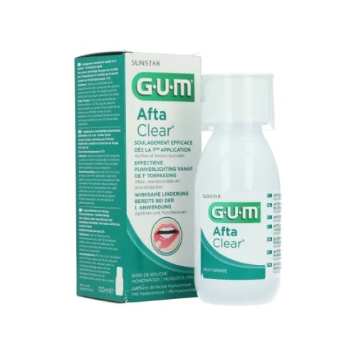 GUM AFTACLEAR BAIN DE BOUCHE 120ML