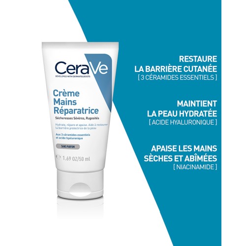 CERAVE CREME MAINS REPARATRICE 50ML