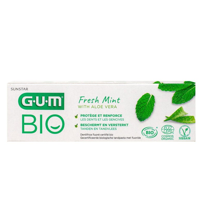 GUM DENTIFRICE BIO FRESH MINT ALOE VERA 75ML