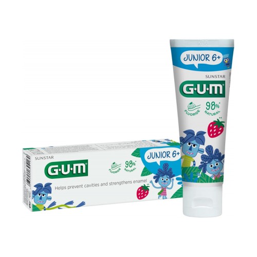 GUM DENTIFRICE JUNIOR 6ANS+ FRAISE 50ML