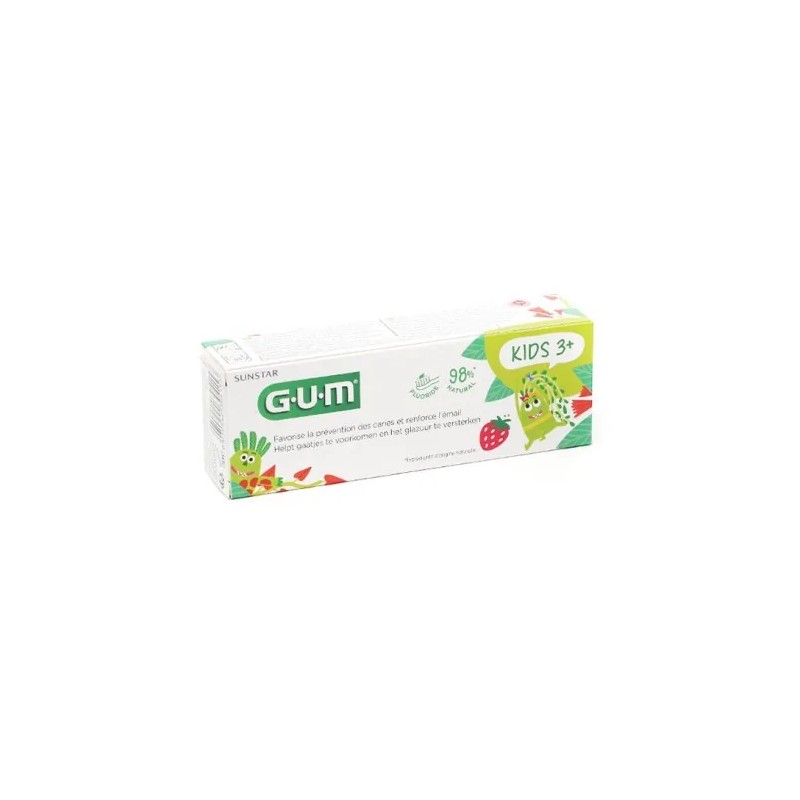 GUM DENTIFRICE KIDS 3ANS+ FRAISE 50ML