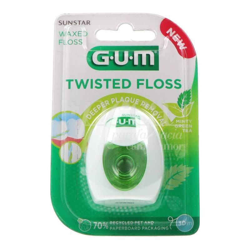 GUM FIL DENTAIRE TWISTED FLOSS 30M R-3500