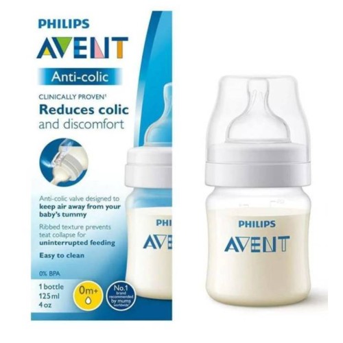 PHILIPS AVENT BIBERON ANTI-COLIQUE 0 MOIS+ 125ML