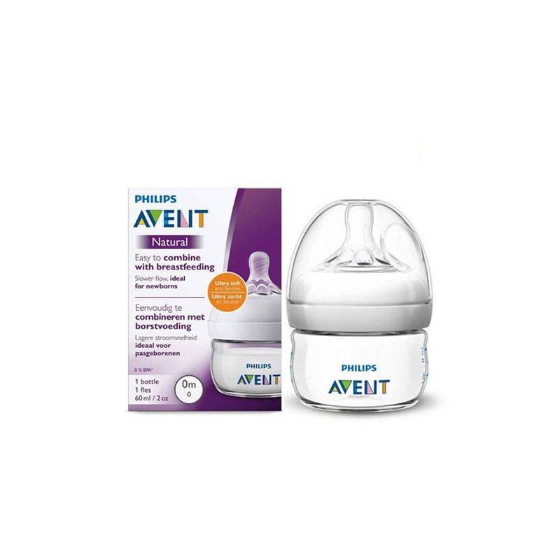 PHILIPS AVENT BIBERON NATUREL 0MOIS+ 60ML