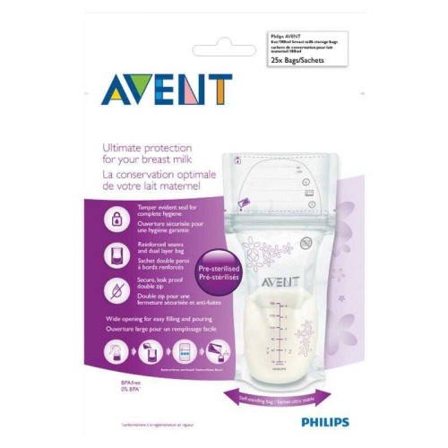 PHILIPS AVENT SACHET DE CONSERVATION LAIT 26 PIECES