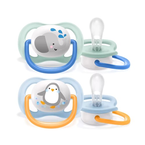 PHILIPS AVENT SUCETTE ULTRA AIR ANIMALS 0-6M LOT DE 2 GARCON