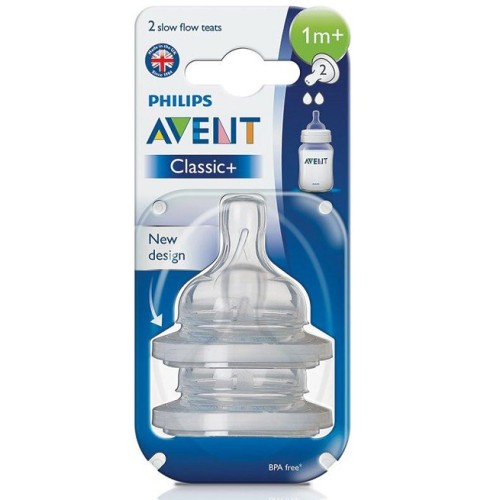 PHILIPS AVENT TETINE ANTI-COLIQUE 1MOIS+ DEBIT 2 2 PIECES