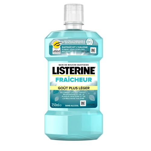 LISTERINE FRAICHEUR BAIN DE BOUCHE GOUT PLUS LEGER 250ML