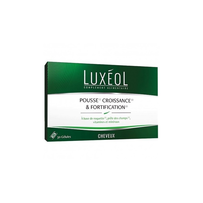 LUXEOL POUSSE CROISSANCE ET FORTIFICATION BOITE DE 30 GELULES