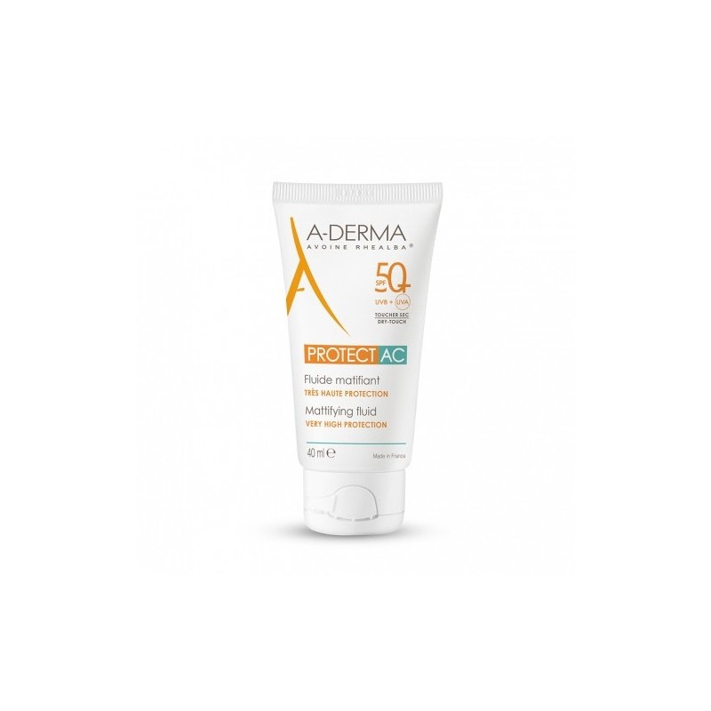 A-DERMA PROTECT-AC ECRAN FLUIDE MATIFIANT SPF50+ 40ML