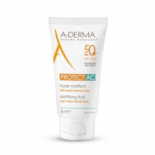 A-DERMA PROTECT-AC ECRAN FLUIDE MATIFIANT SPF50+ 40ML