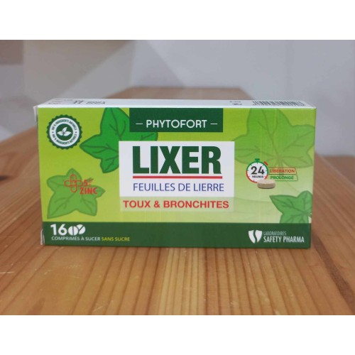 LIXER FEUILLES DE LIERRE TOUX ET BRONCHITES 16 COMPRIMES A SUCER