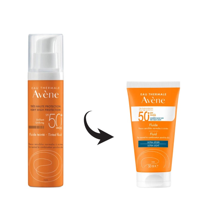 AVENE ECRAN FLUIDE INVISIBLE SPF50+ 50ML