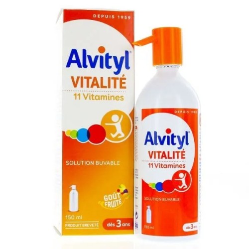 ALVITYL VITALITE SOLUTION BUVABLE DES 3 ANS 150ML