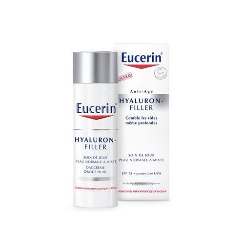 EUCERIN HYALURON-FILLER SOIN DE JOUR SPF15 PEAU NORMALE A MIXTE 50ML