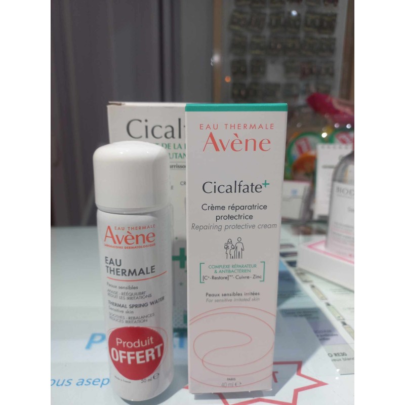 AVENE COFFRET SOS CICALFATE+ 40ML + EAU THERMALE 50ML