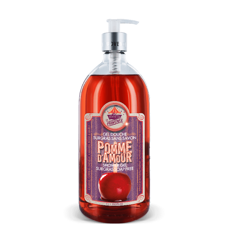 LES PETITS BAINS DE PROVENCE GEL DOUCHE POMME D'AMOUR 1L