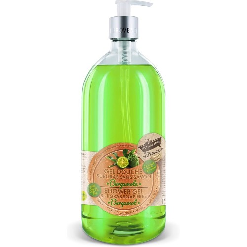 LES PETITS BAINS DE PROVENCE GEL DOUCHE BERGAMOTE 1L