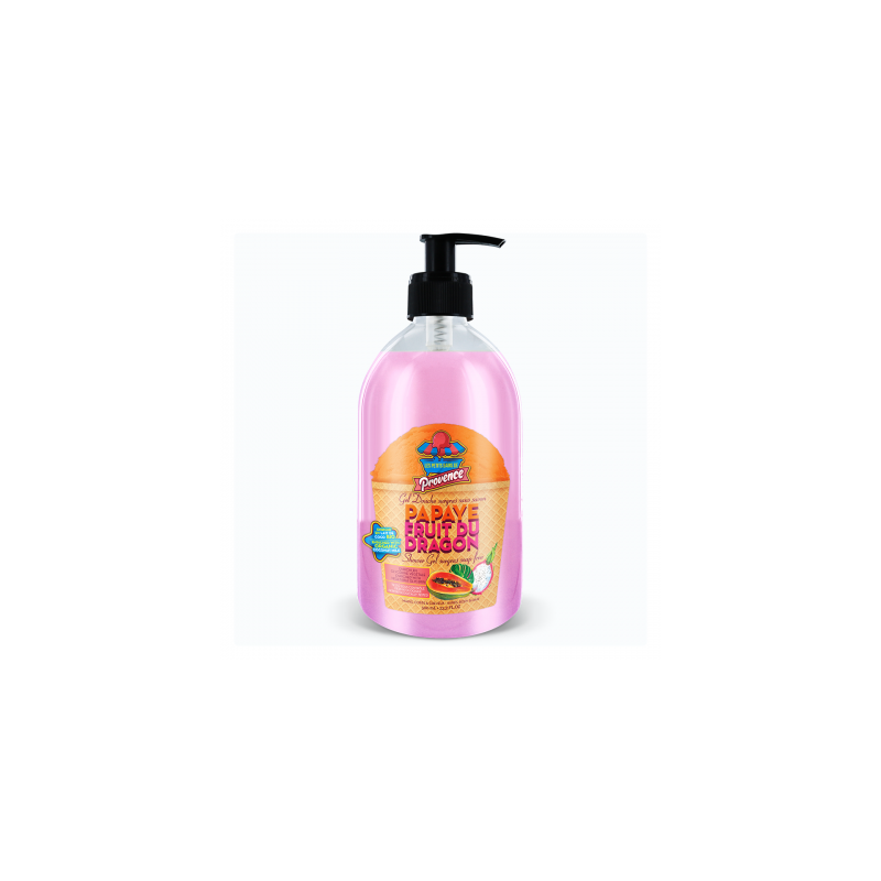 LES PETITS BAINS DE PROVENCE GEL DOUCHE ENFANT PAPAYE FRUIT DU DRAGON 500ML