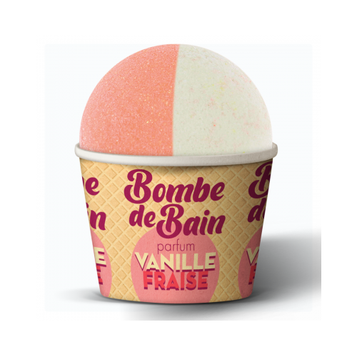 LES PETITS BAINS DE PROVENCE BOMBE DE BAIN VANILLE FRAISE