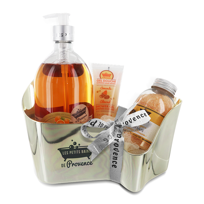 LES PETITS BAINS DE PROVENCE KIT SAVON LIQUIDE FLEUR D'ORANGER