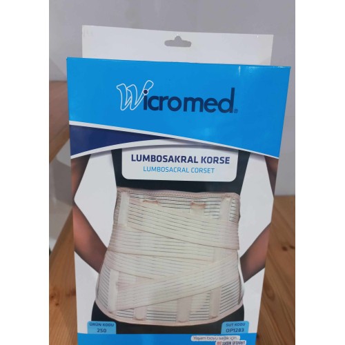 WICROMED CEINTURE LOMBAIRE RENFORCEE 32 CM TAILLE S