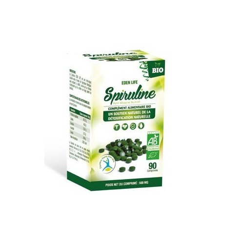 EDEN LIFE SPIRULINE 90 COMPRIMES