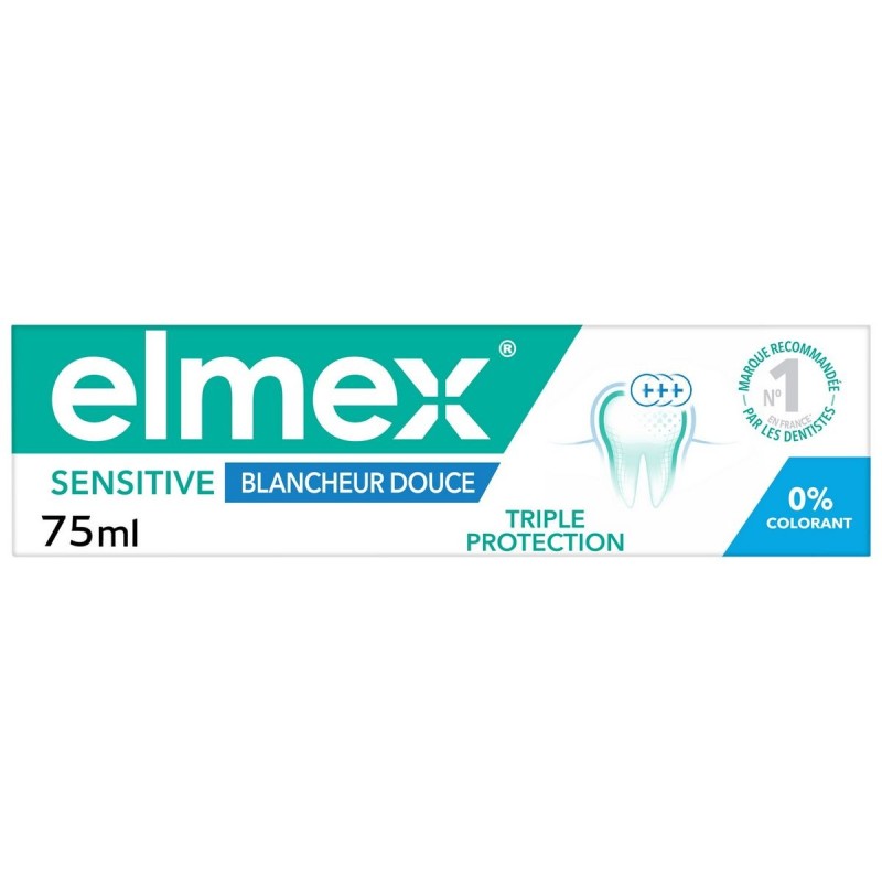 ELMEX DENTIFRICE SENSITIVE BLANCHEUR DOUCE 75ML