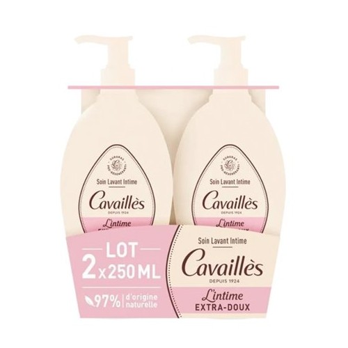 ROGE CAVAILLES LOT DE 2 SOIN INTIME EXTRA DOUX 250ML