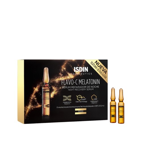 ISDIN FLAVO-C MELATONIN SERUM 10 AMPOULES DE 2 ML