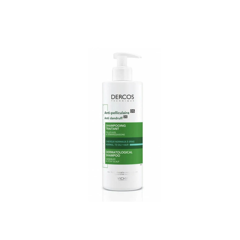 DERCOS SHAMPOOING ANTI-PELLICULAIRE CHEVEUX GRAS 400ML