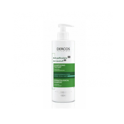 DERCOS SHAMPOOING ANTI-PELLICULAIRE CHEVEUX GRAS 400ML