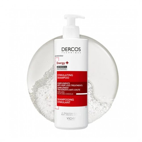 DERCOS SHAMPOOING ENERGY+ ANTI-CHUTE 400ML