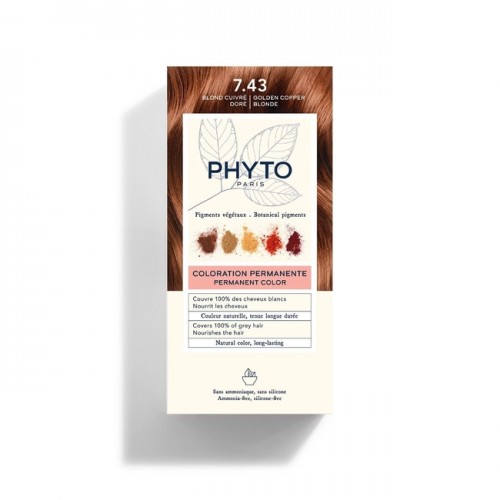 PHYTO COLOR 7.43 BLOND CUIVRE DORE