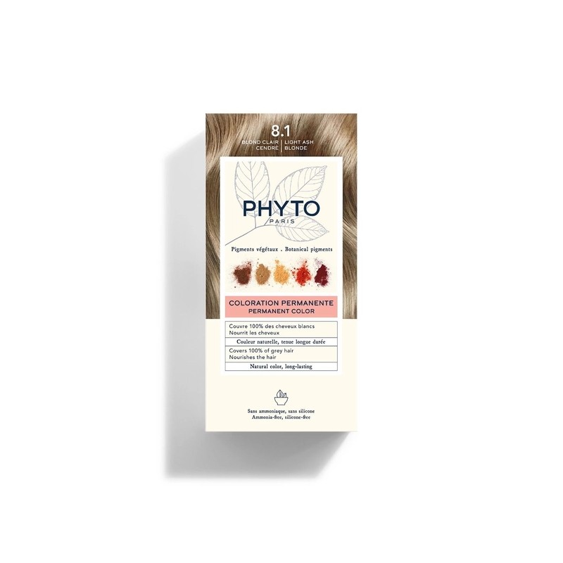 PHYTO COLOR 8.1 BLOND CLAIR CENDRE