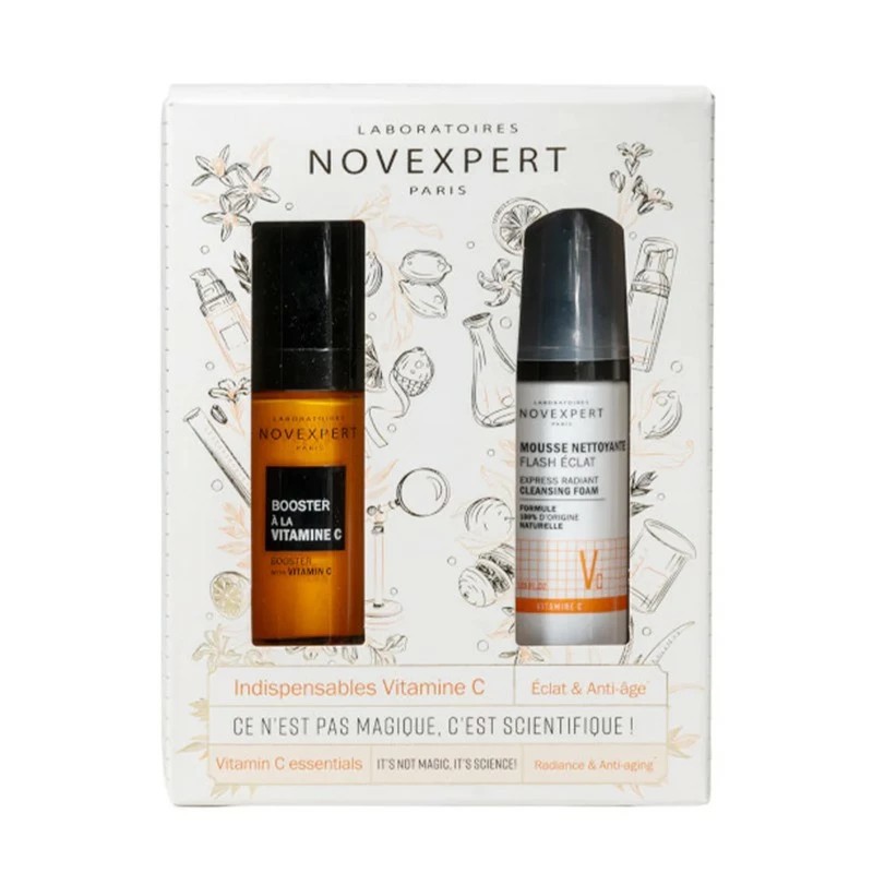 NOVEXPERT COFFRET BOOSTER VIT C + MOUUSE FLASH