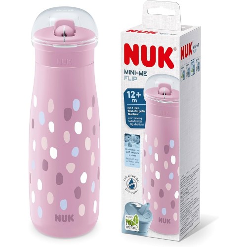 NUK TASSE MINI-ME FLIP GOURDE 12MOIS+ 450ML REF 55690