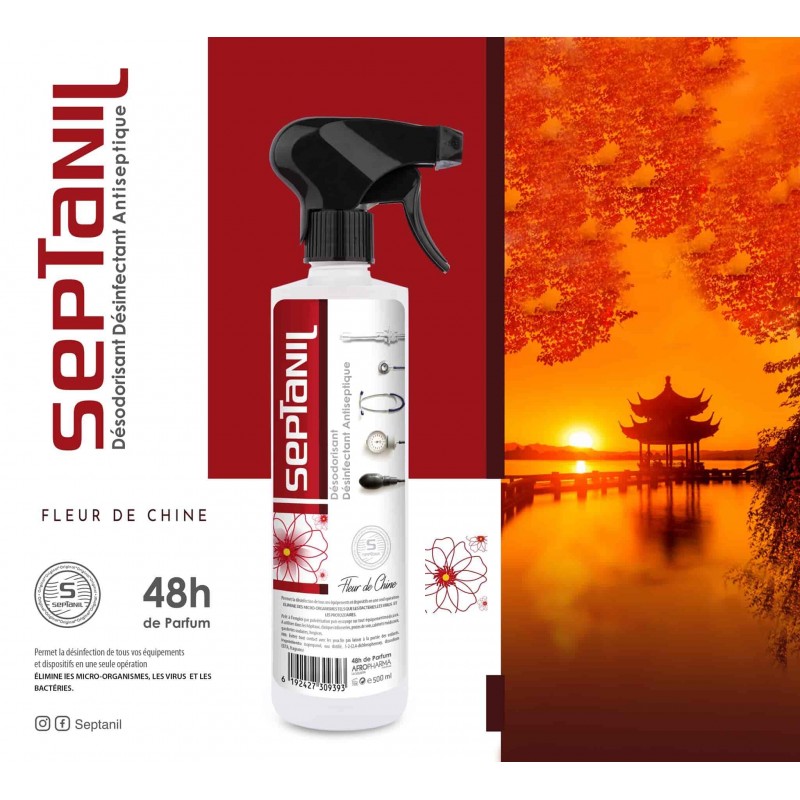 SEPTANYL DESODORISANT DESINFECTANT FLEUR DE CHINE 500ML