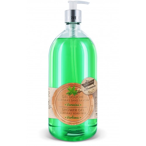 LES PETITS BAINS DE PROVENCE GEL DOUCHE VERVEINE 1L