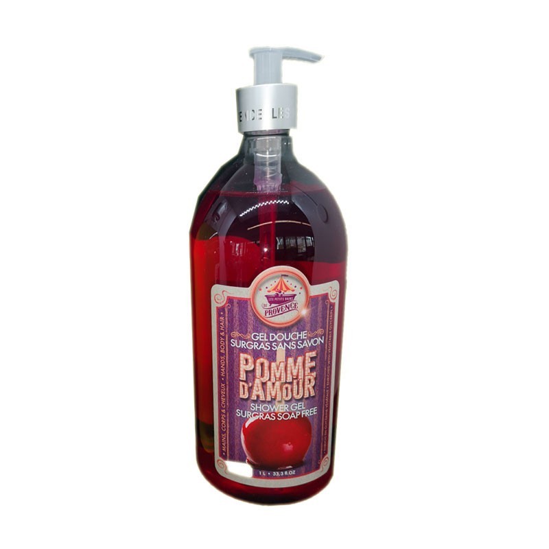 LES PETITS BAINS DE PROVENCE GEL DOUCHE POMME DAMOUR 1L