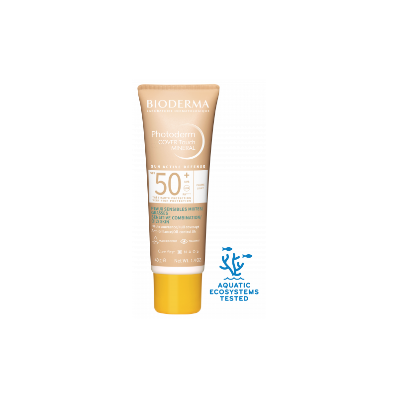 BIODERMA PHOTODERM COVER TOUCH MINERAL SPF50+ CLAIRE 40ML