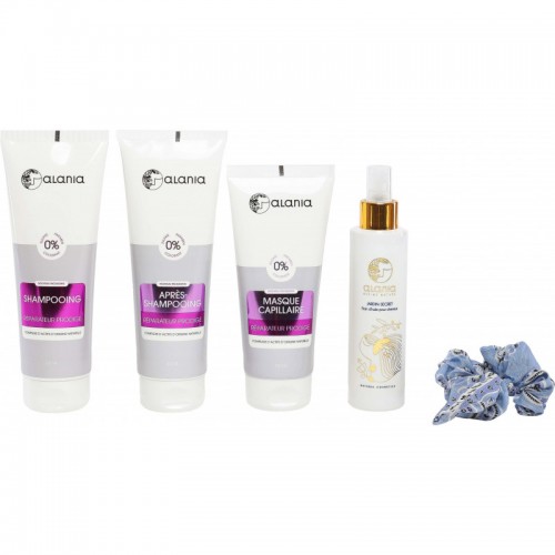 ALANIA COFFRET RADIANCE HAIR SHAMP+APRES-SHAMP+MASQUE+BAIN D'HUILE GR